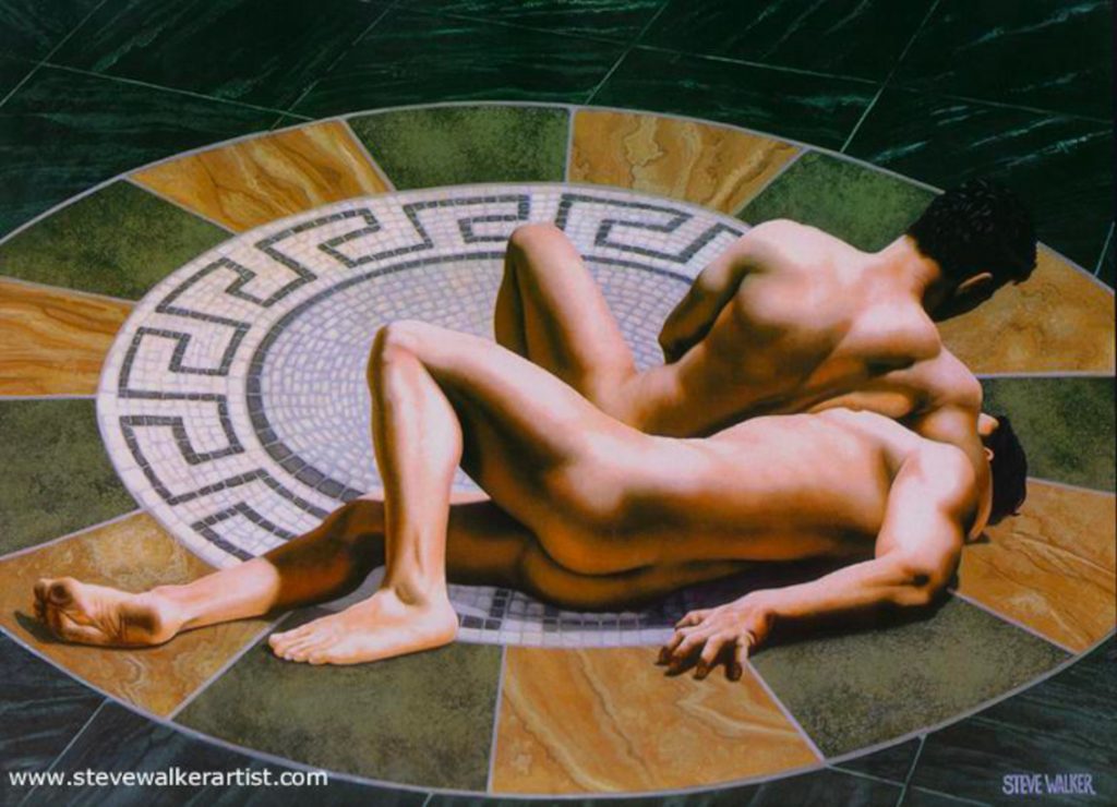 Gay lovers by Steve Walker_Gay Art