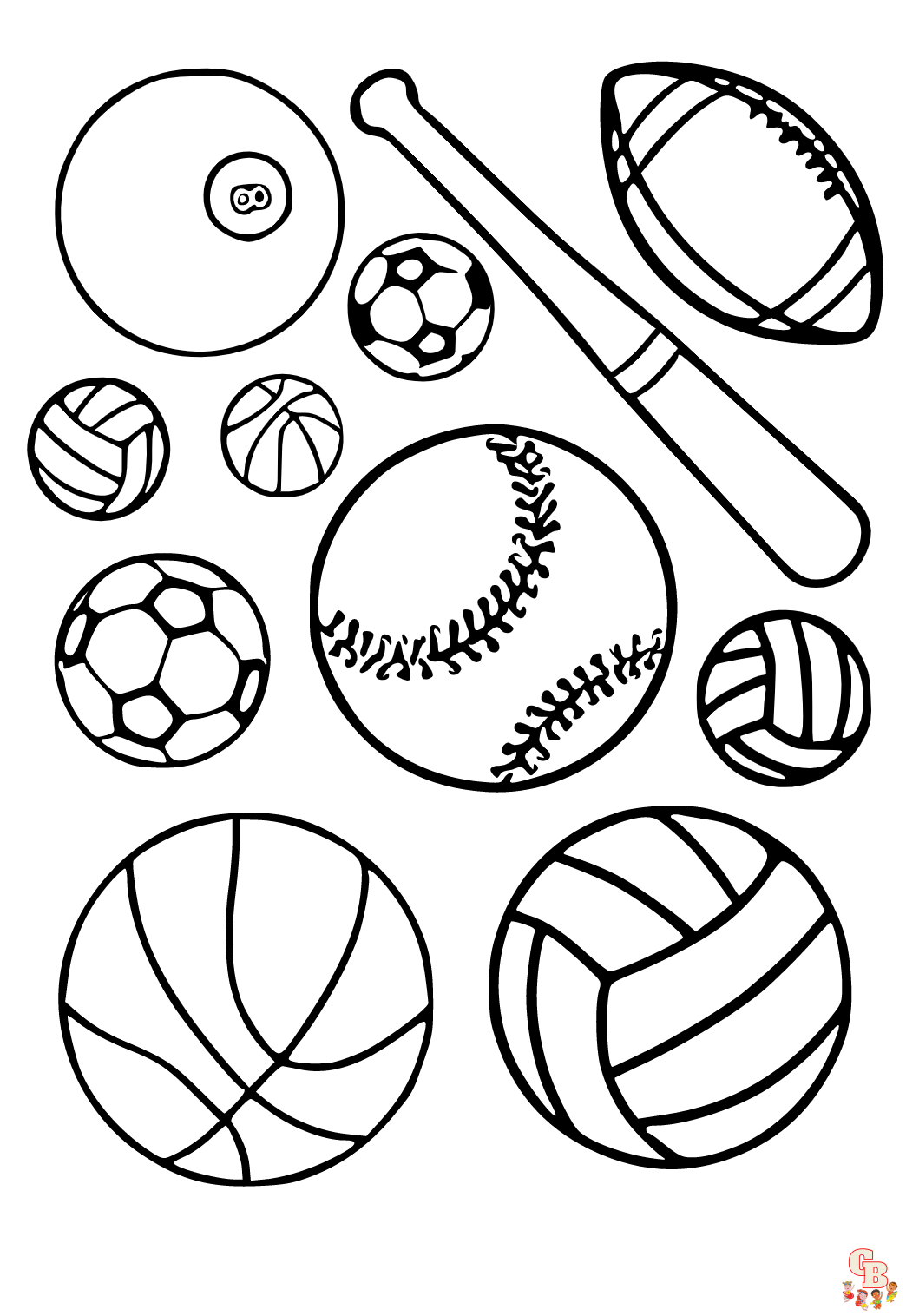 Free Sports Coloring Pages Printable