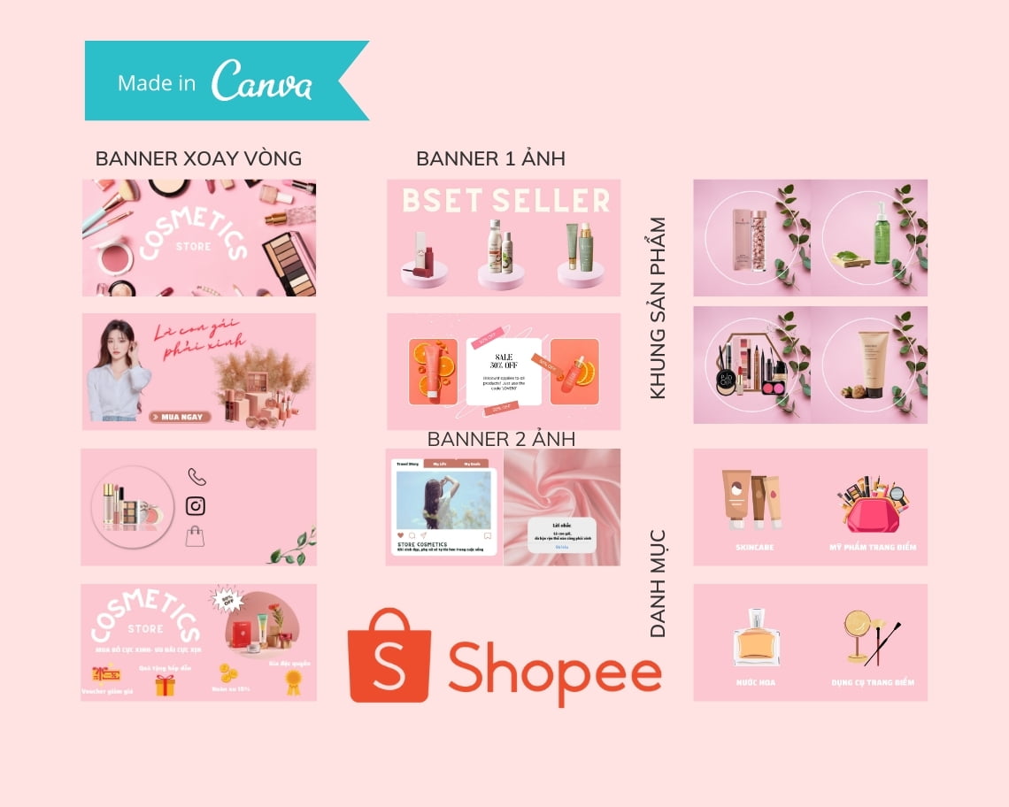 Shopee Template, thiết kế sản phẩm trên Canva: Cùng Shopee tạo ra những thiết kế sản phẩm độc đáo từ Canva với vô số mẫu Shopee Template đa dạng và tiện lợi. Thiết kế sản phẩm trở nên đơn giản và hiệu quả hơn bao giờ hết, giúp bạn tiết kiệm thời gian và nâng cao chất lượng sản phẩm. Hãy truy cập Shopee ngay hôm nay để khám phá và sử dụng Shopee Template nhé!