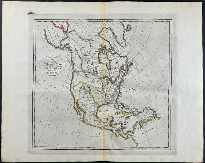 Carey, pub. 1814 - Map of North America in United States