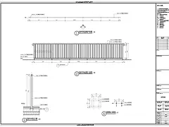 防护栏杆详图 施工图【ID:1135541555】