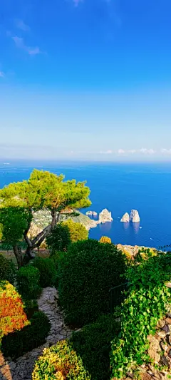 海边风景 蓝色大海 海天一线 风景 手机 壁纸