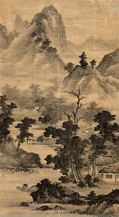 沈周——人物山水立轴欣赏  |  
沈周(1427～1509)明代杰出书画家,&quot;吴门四家&quot;之首。字启南，号石田、白石翁、玉田生、有居竹居主人等。长洲 (今江苏苏州)人。是明代中期文人画“吴派”的开创者，与文徵明、唐寅、仇英合称“明四家”。擅画山水，中年后风格沉着浑厚。亦作细笔，人称“细沈”。兼工花鸟、人物。