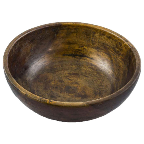 Large Indian wooden bowl