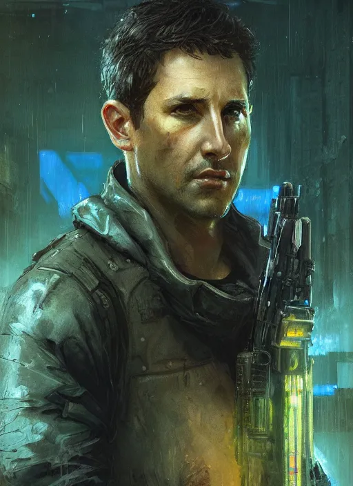 KREA - Cohen O'Brian. Cyberpunk assassin in tactical gear. blade runner ...