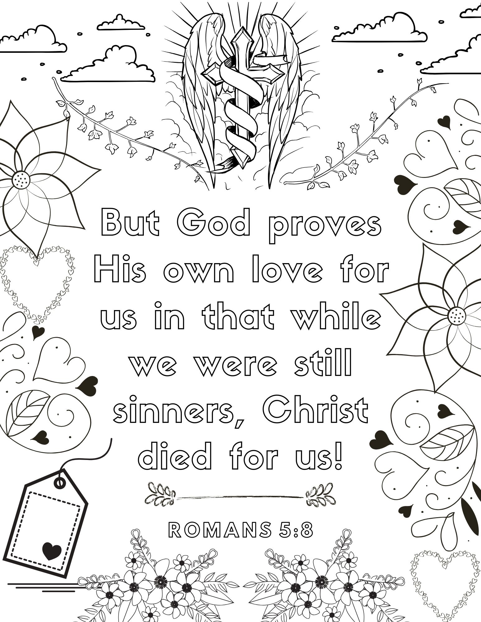 Christian Coloring Pages For Adults