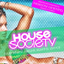 House Society - Summer Highlights 2013 (Selected and Presented by Horny United - Special DJ Edition)