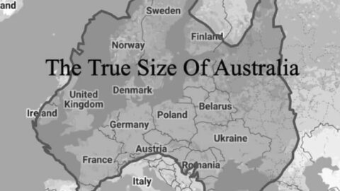 The True Size of Australia