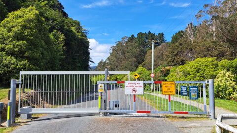 Reservoir Road Gate in Wainuiomata