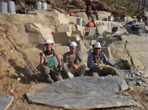 Photo courtesy of Arvid Aase, finding new species in the Burgess Shale