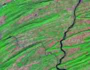 Pennsylvania Satellite Image