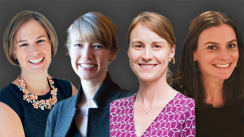 Involving the inner circle: Emily Largent, Anne Rohlfing, Lynn Flint & Anne Kelly