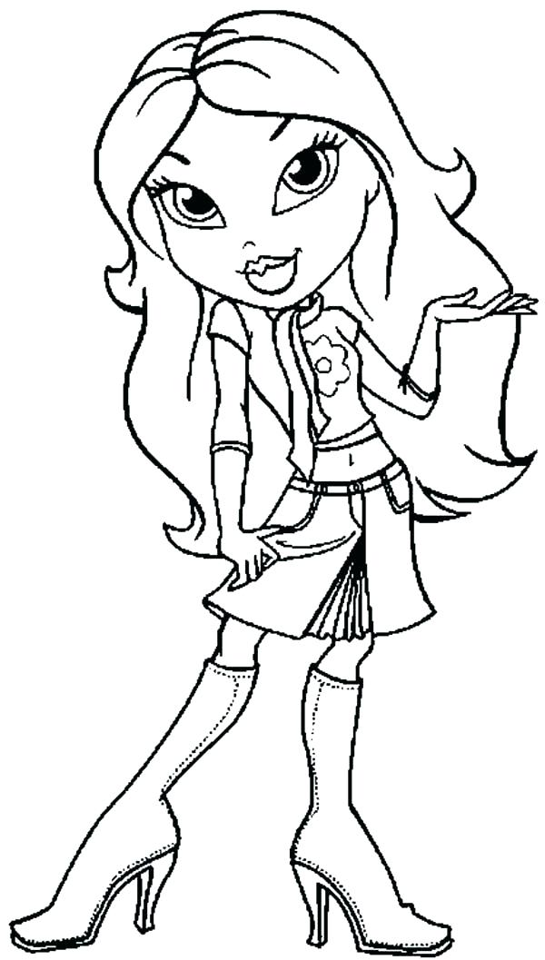 Bratz Coloring Pages Yasmin at GetColorings.com | Free printable ...