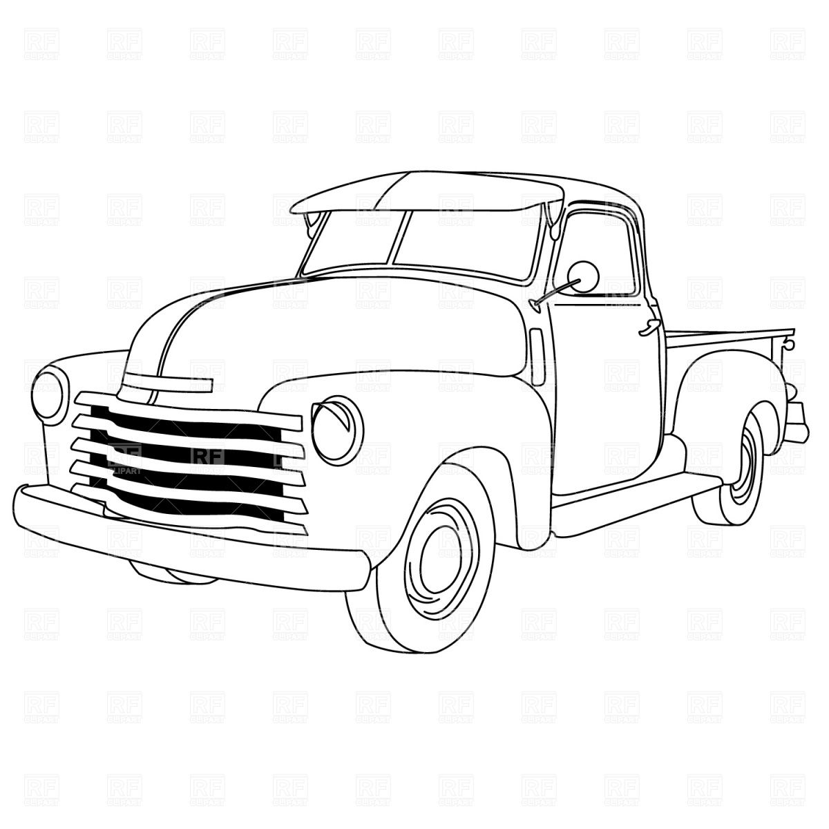 Free Printable Vintage Trucks - Printable Word Searches