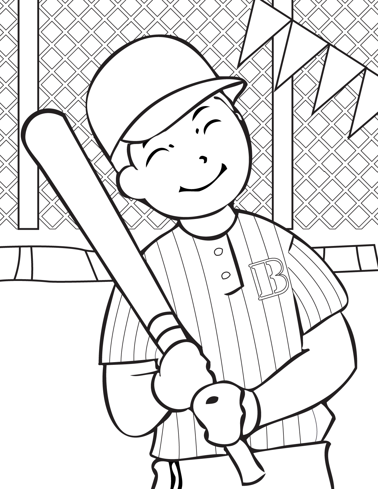 Sports Coloring Pages For Boys Coloring Pages