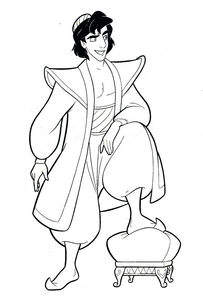 Disney Aladdin Coloring Pages at GetColorings.com | Free printable ...