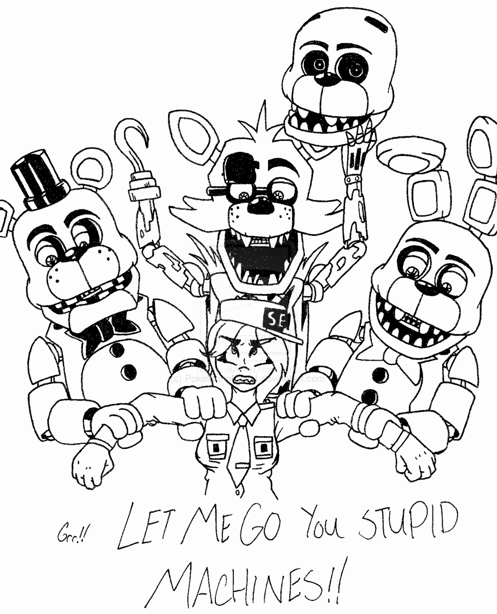 Five Nights At Freddy's Coloring Book Pdf | Coloring Pages