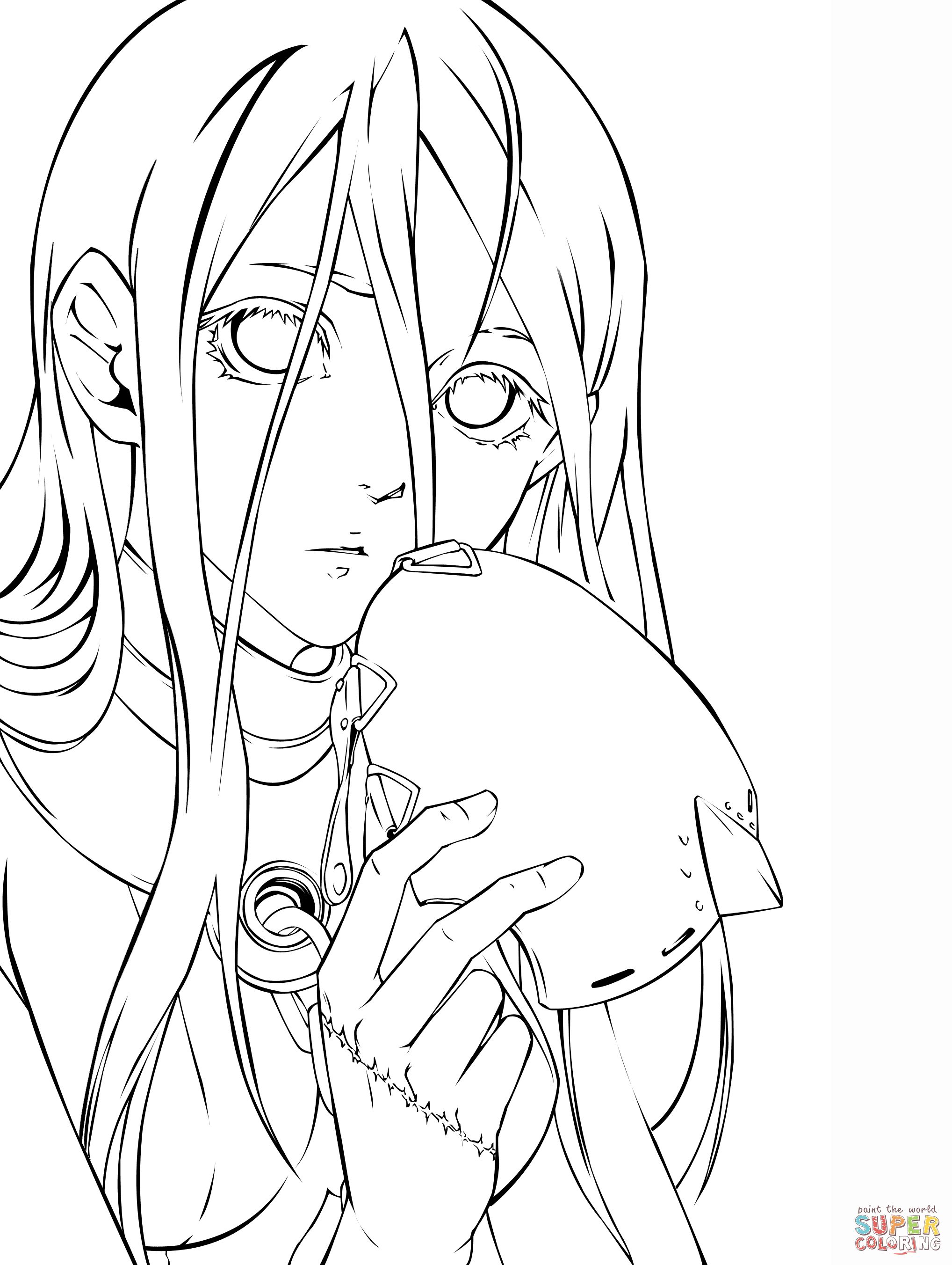 Anime And Manga Coloring Pages Coloring Pages