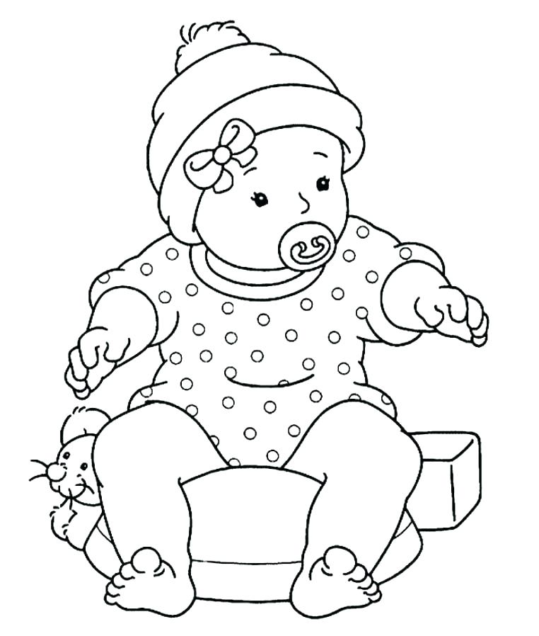 New Baby Coloring Pages at GetColorings.com | Free printable colorings ...