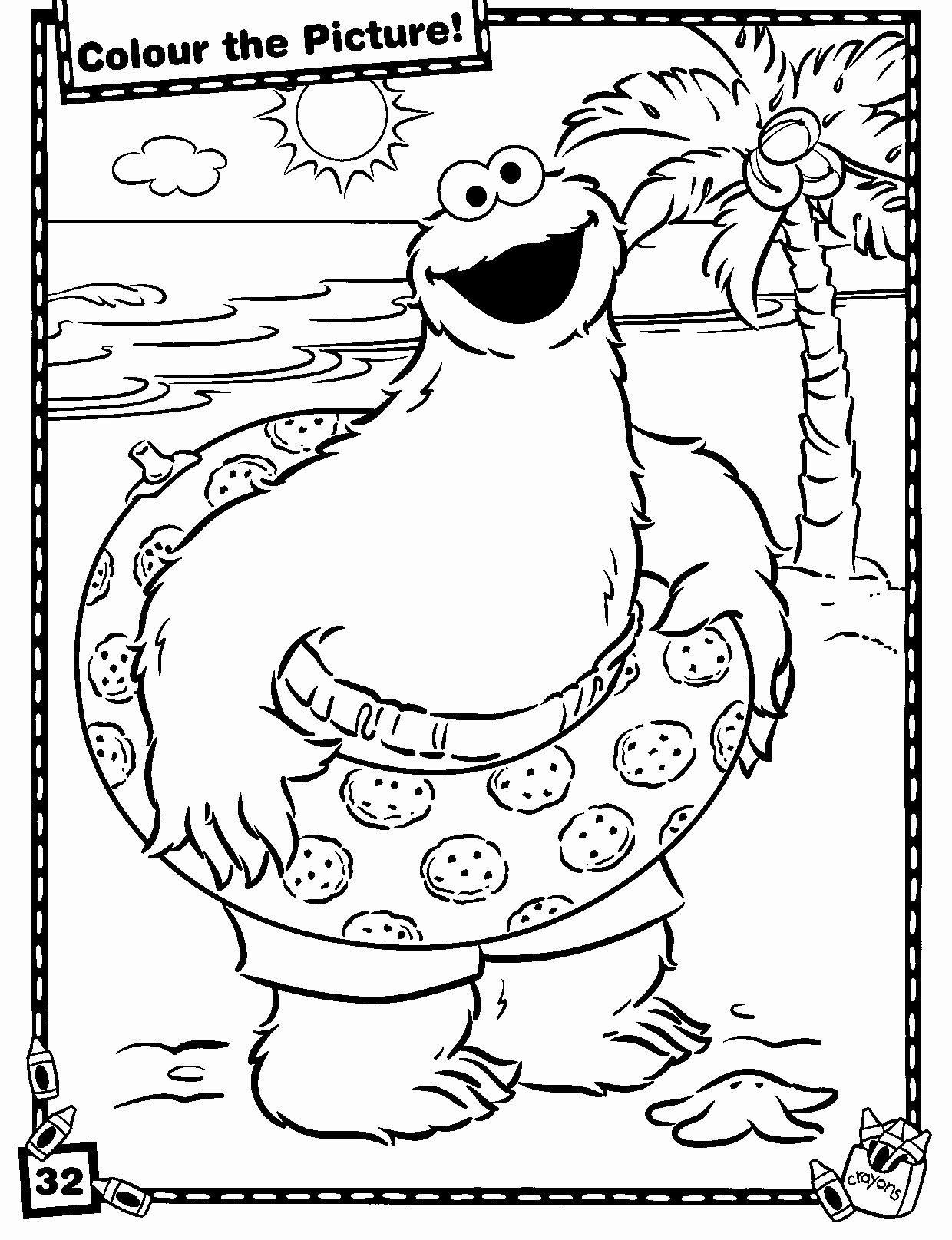 Free Printable Sesame Street Coloring Pages