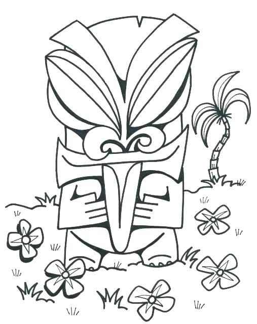 African Mask Coloring Page at GetDrawings | Free download