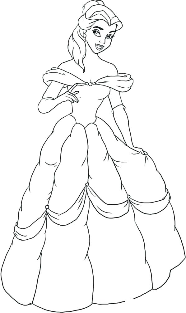 Belle Coloring Pages To Print at GetDrawings | Free download