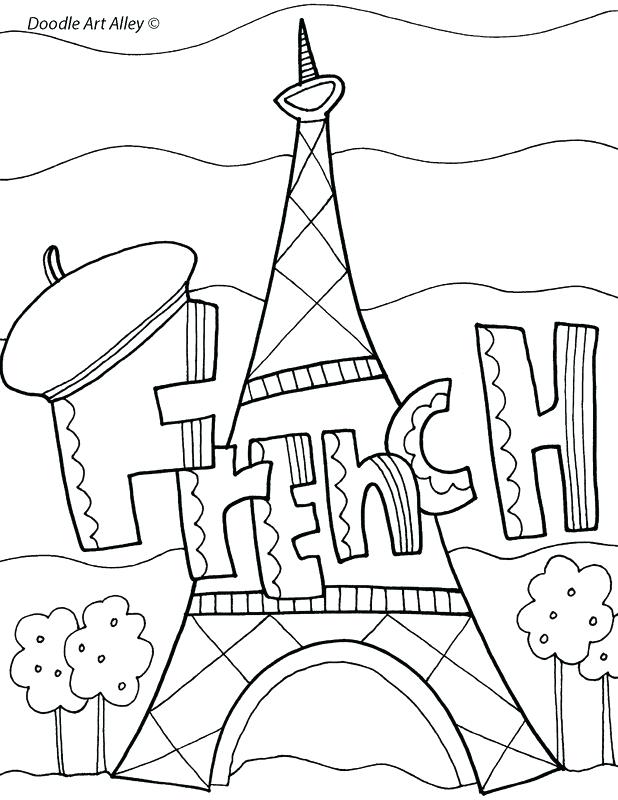 French Coloring Pages For Kids Coloring Pages