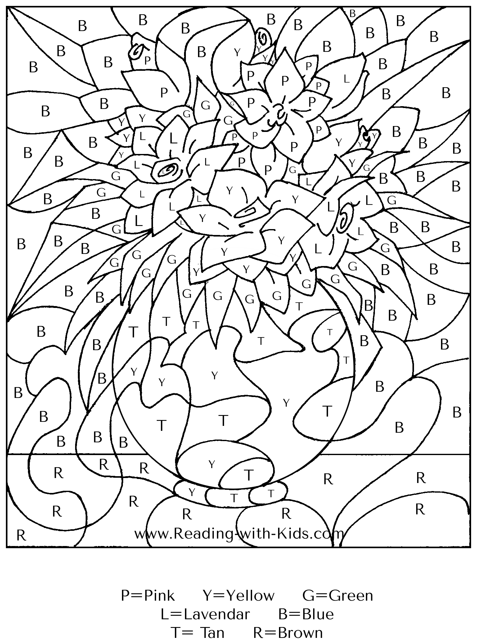 Free Printable Color By Number Sheets