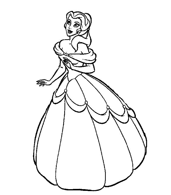 Printable Princess Coloring Pages at GetDrawings | Free download