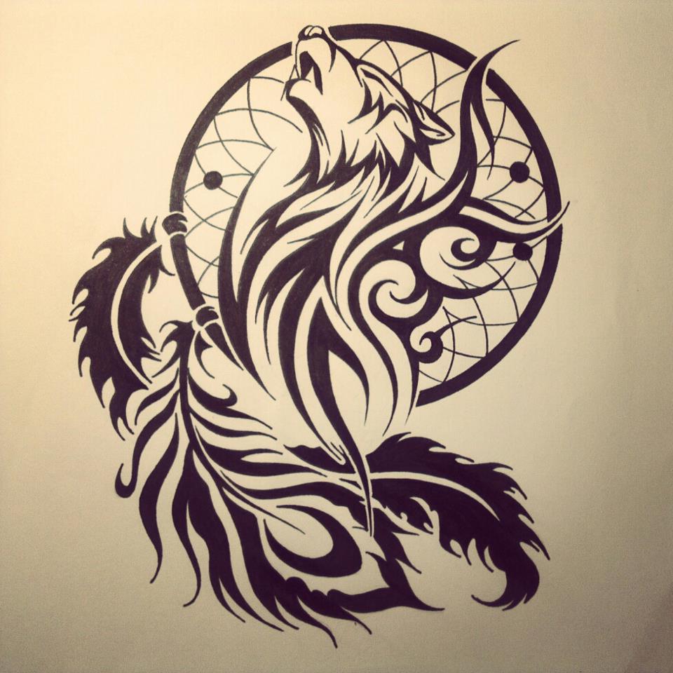 Tattoo Design Book Wolf Tattoo Design Tattoo Design Drawings Native ...