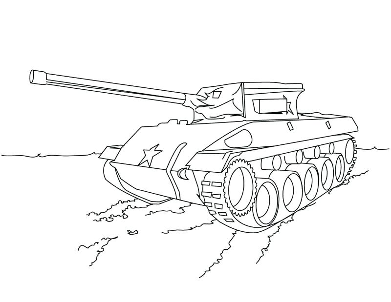 Army Tank Drawing at GetDrawings | Free download