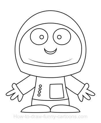 Astronauts Drawing at GetDrawings | Free download