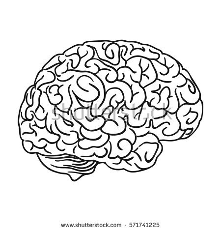 Brain Pencil Drawing at GetDrawings | Free download