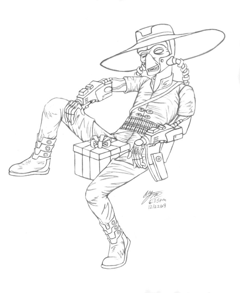 Cad Bane Drawing at GetDrawings | Free download