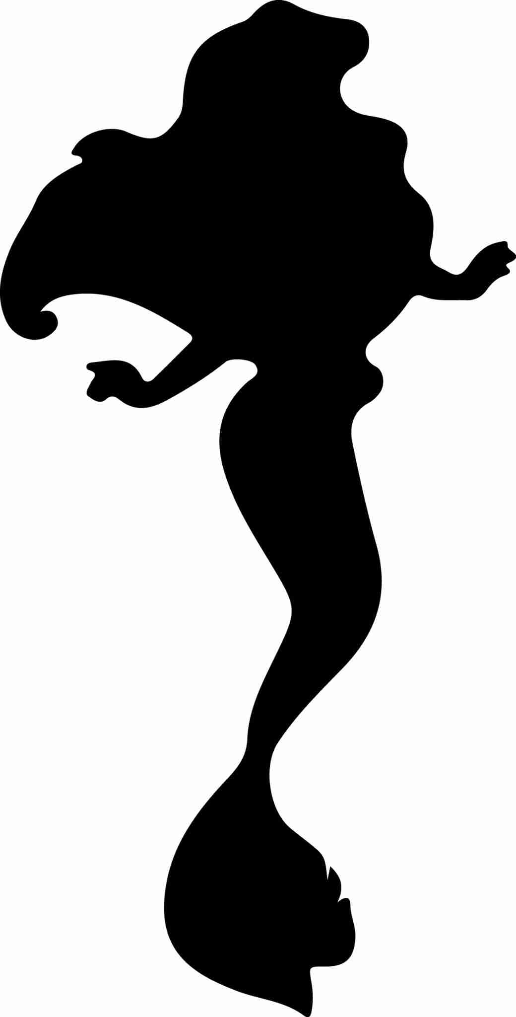 Disney Little Mermaid Silhouette at GetDrawings | Free download