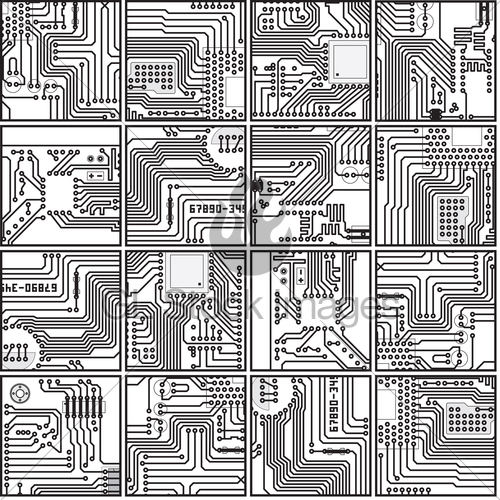 Circuit Board Vector Free Download at GetDrawings | Free download