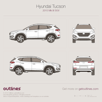 Hyundai Tucson blueprint