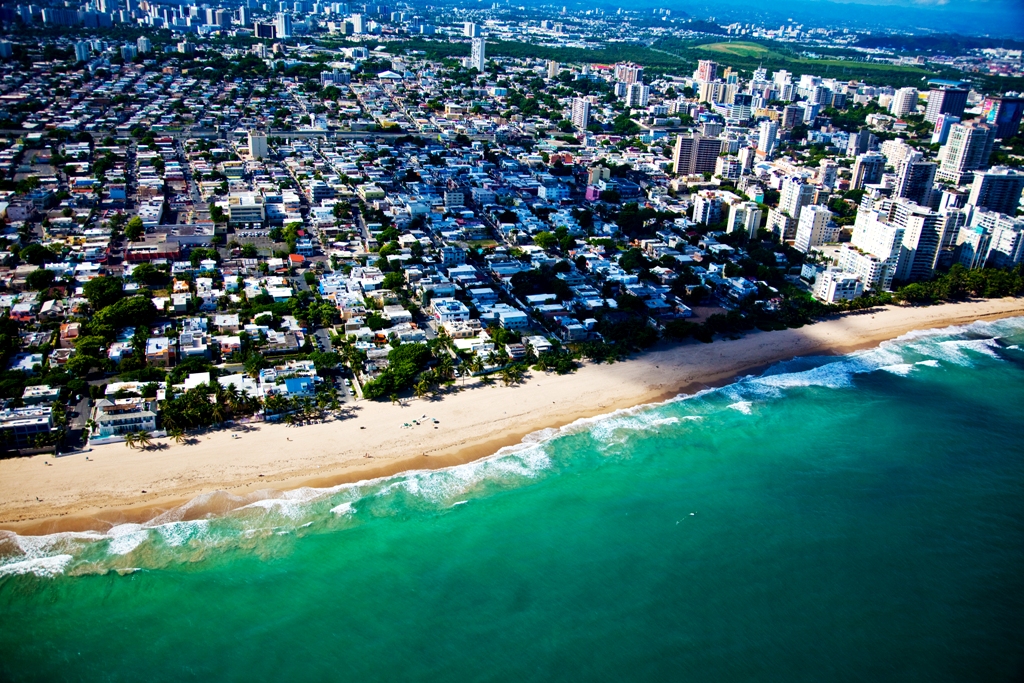 San juan aerial view