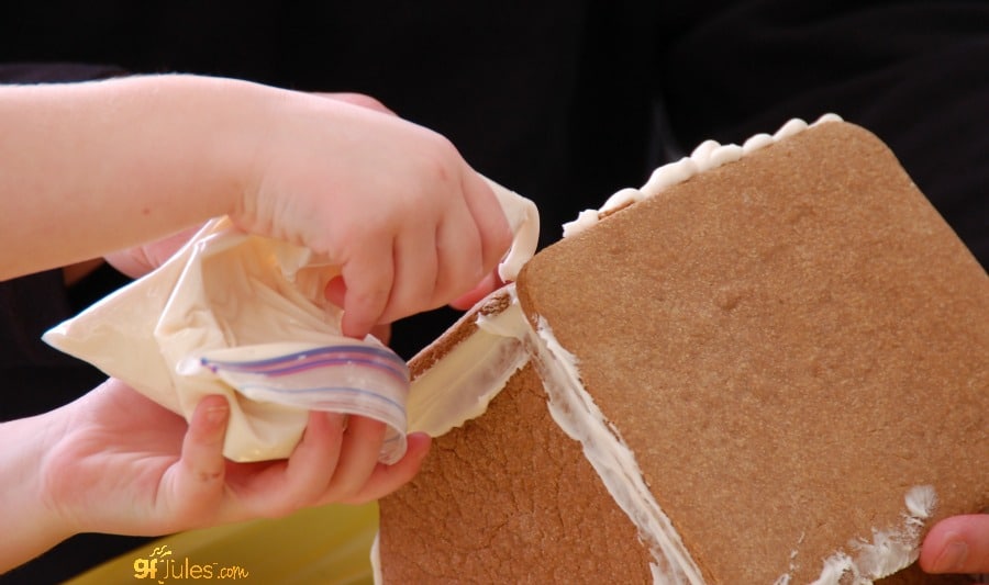 gluten free gingerbread house demo