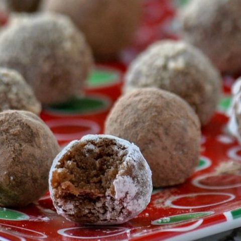 gluten free rum balls with bite