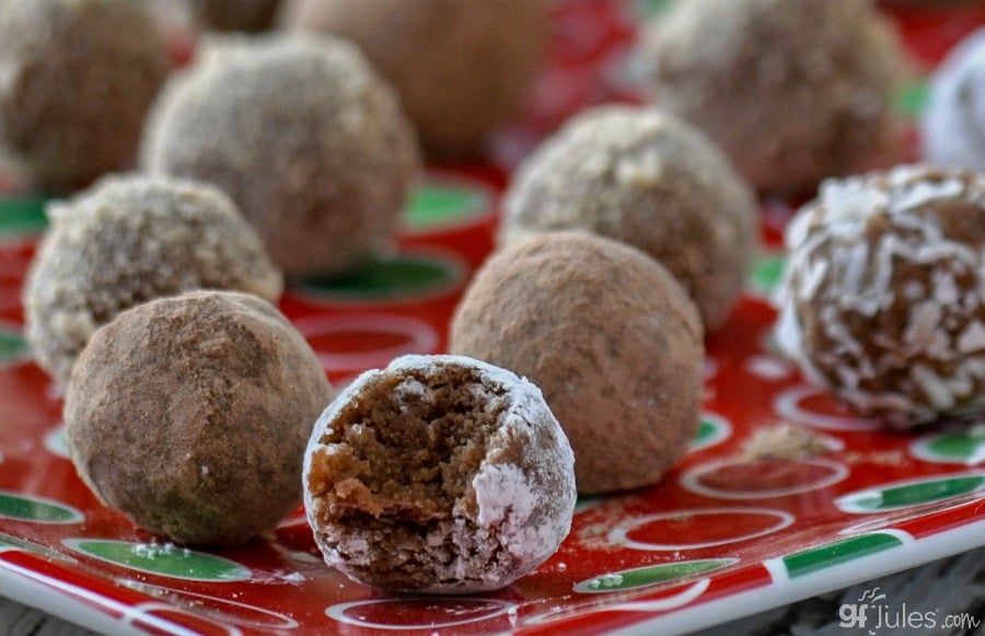 gluten free rum balls with bite