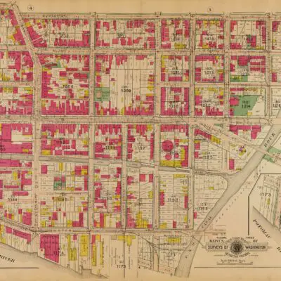 Map of Georgetown in 1915