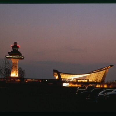 Dulles Airport at night