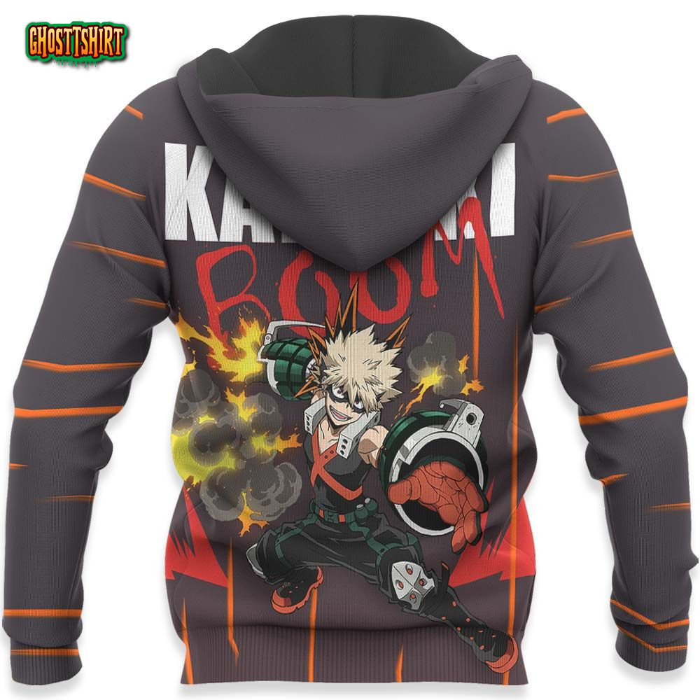 Katsuki Bakugo Hoodie Dynamight Anime image.