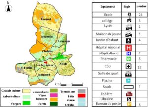 Carte de la délégation de Chebika