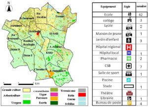 Carte de la délégation de Bou Hajla