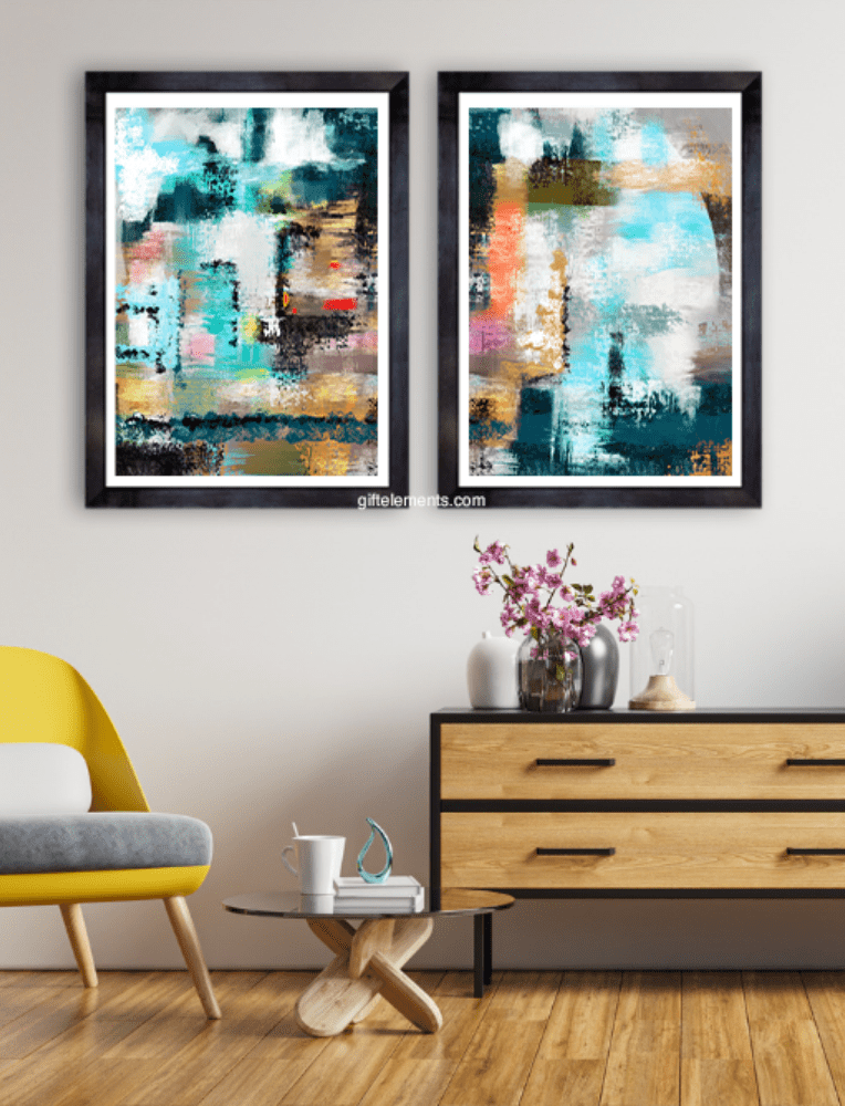 Perfect match framed art and canvas art prints