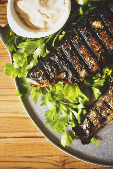 Stuffed and Grilled Rainbow Trout | Kita Roberts GirlCarnivore.com