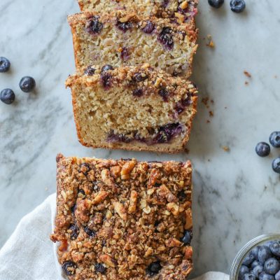 blueberry streusel quick bread