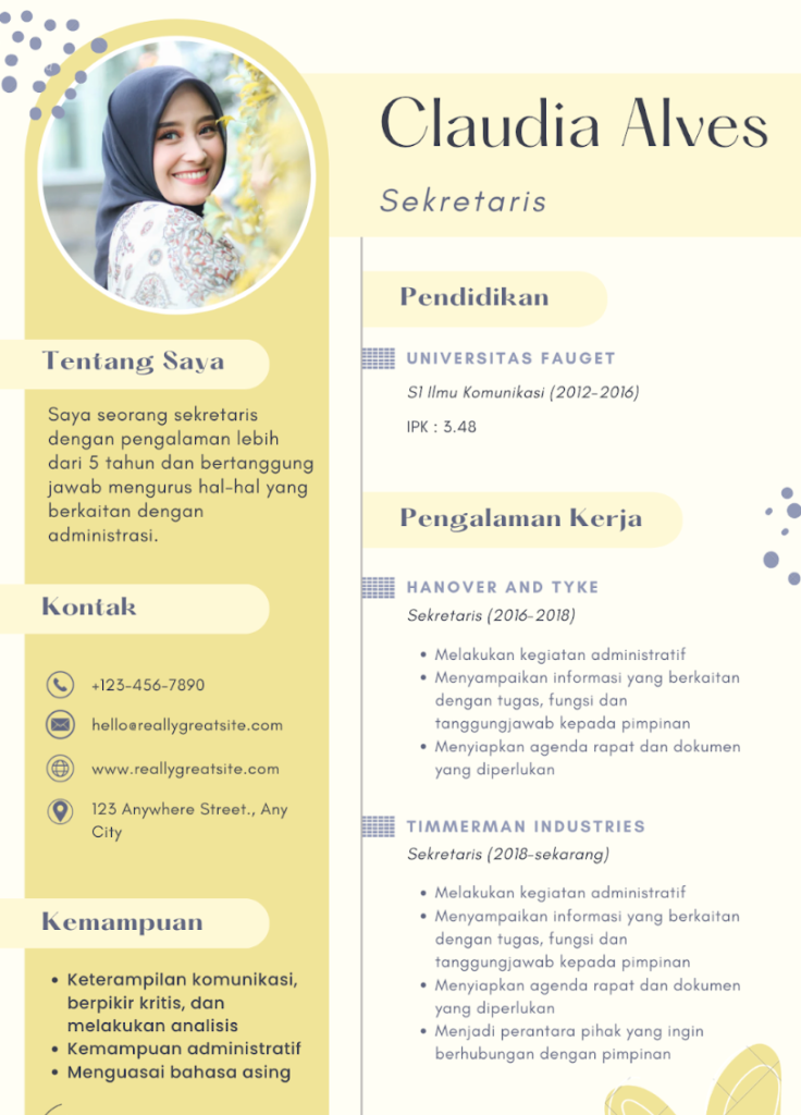 20 Contoh CV Lamaran Kerja ATS dan Kreatif, Perhatikan Bedanya!